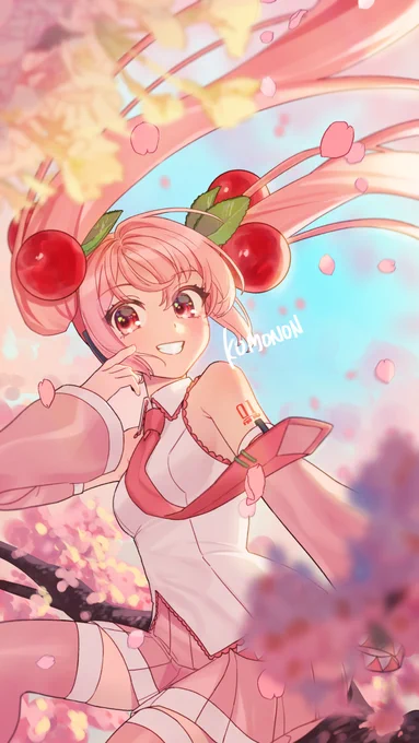 #100日チャレンジ92日目 初音ミク(桜ミク) 
