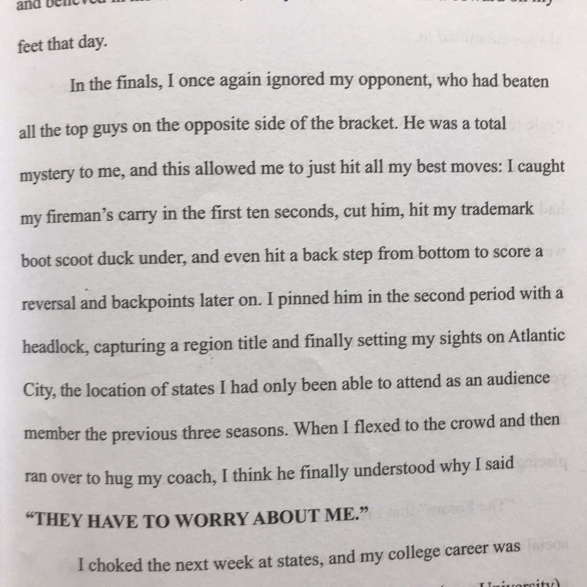 john_giusti's tweet photo. Don’t skip the #intro when you’re reading BE THAT #WRESTLER! The mindset in these 2 paragraphs is everything. Stick it out before you get to the #training #content #wrestling #wrestle #mindset #hswrestlers #wrestlingcoaches  Link to book in bio! https://t.co/mnlq0wHKHL