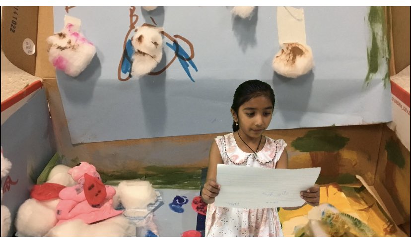 First Graders at <a href="/Patriots_Elem/">Patriots Elementary</a> are busy finalizing their ecosystems projects this afternoon by using <a href="/DoInkTweets/">DoInk Tweets</a> and a green screen to share what they’ve learned. <a href="/CCSSTEM/">Cabarrus County STEM</a>