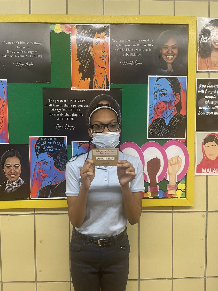 Another day of the Who Am I riddle at MS 354. Thank you to Olivia for a wonderful and eloquent presentation on Shirley Chisholm. And shoutout to our fourth caller Jeanette who perfectly timed calling in! 👩🏾‍⚖️#354strong #d17 #womenshistorymonth <a href="/CSD17NYC/">District 17</a> <a href="/SheneanL/">Shenean Lindsay</a> <a href="/Philton73287848/">Philton</a>