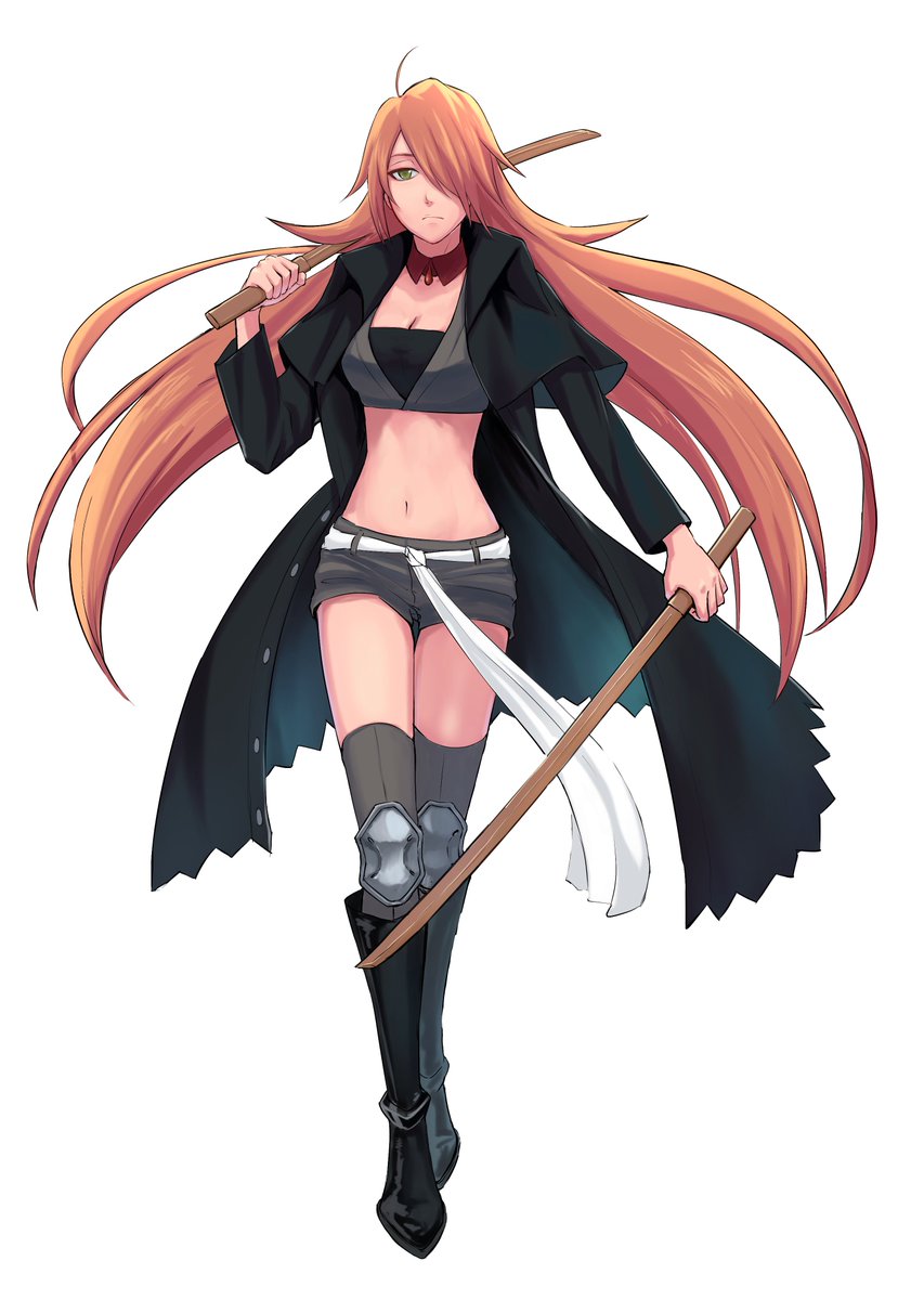 Biolectrik's tweet photo. A pair of wonderful commissions from the talented @Jcell_works! Behold, internet, much to the chagrin of my friends who have to put up with me daily, my OC for a Bleach Tabletop game: Robin Weiss, Deputy Soul Reaper! Go and give them some love! https://t.co/kiqhKYdkI0