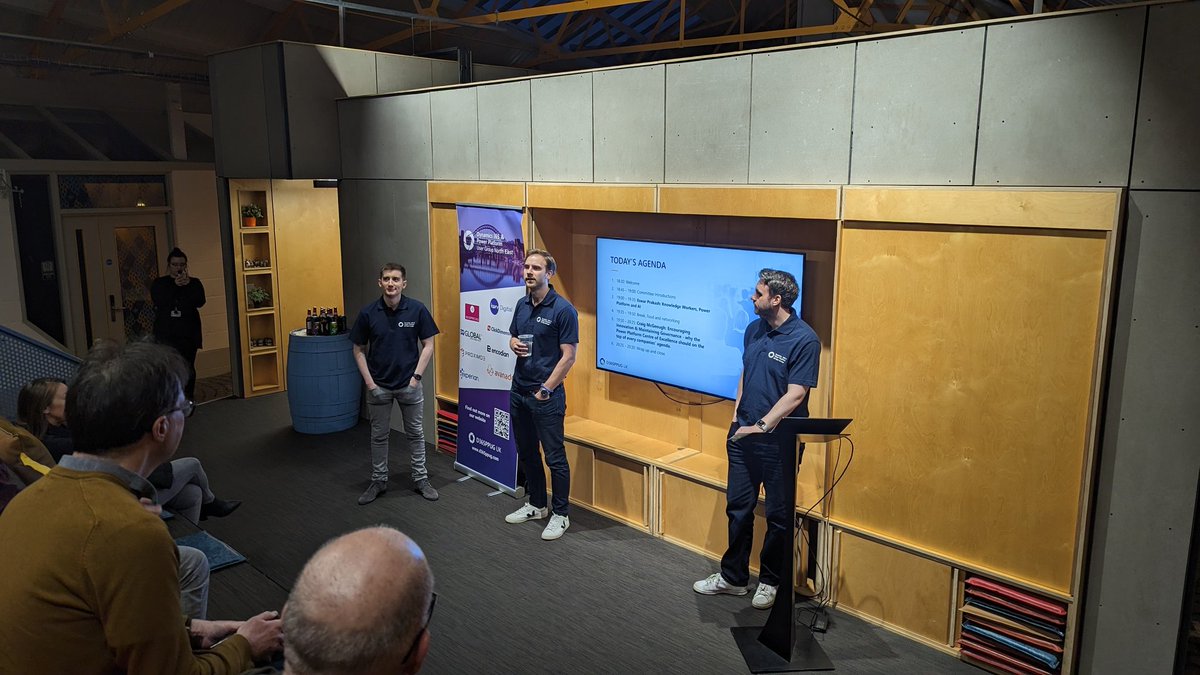 North East D365 User Group starts.
First but definitely not last.