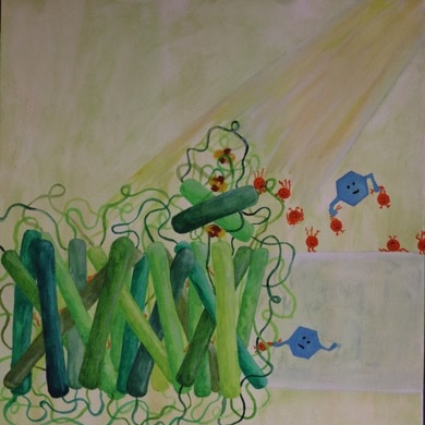 How early can we steal electrons from photosynthesis for renewables applications? Our work on ultrafast spectroscopy and electrochemistry is out now in <a href="/Nature/">nature</a>. Here’s a summary of our findings … 1/12

nature.com/articles/s4158… 

⚡️Artwork by <a href="/robin_csh/">Robin</a>