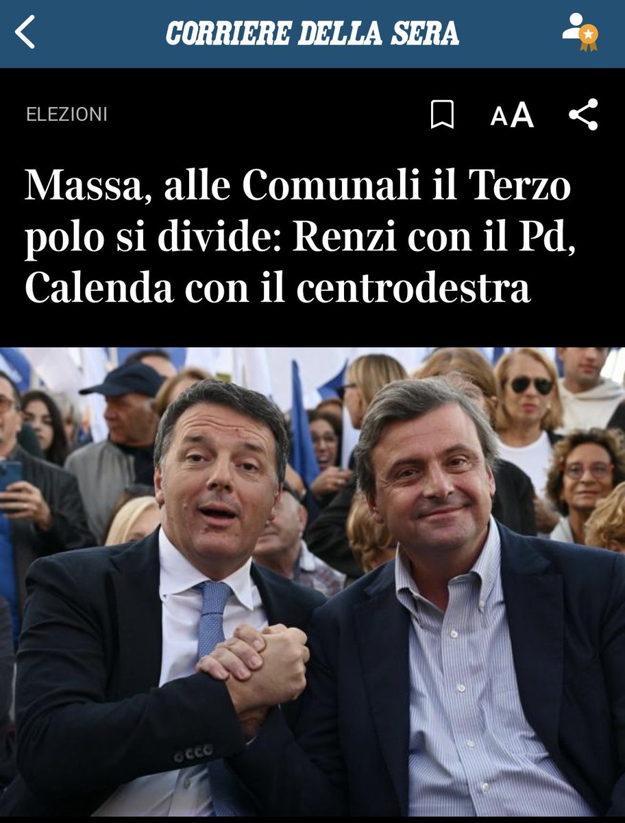Ops
Dura la vita dei terzopolisti 😎
#23Marzo 
#Calenda #Renzi