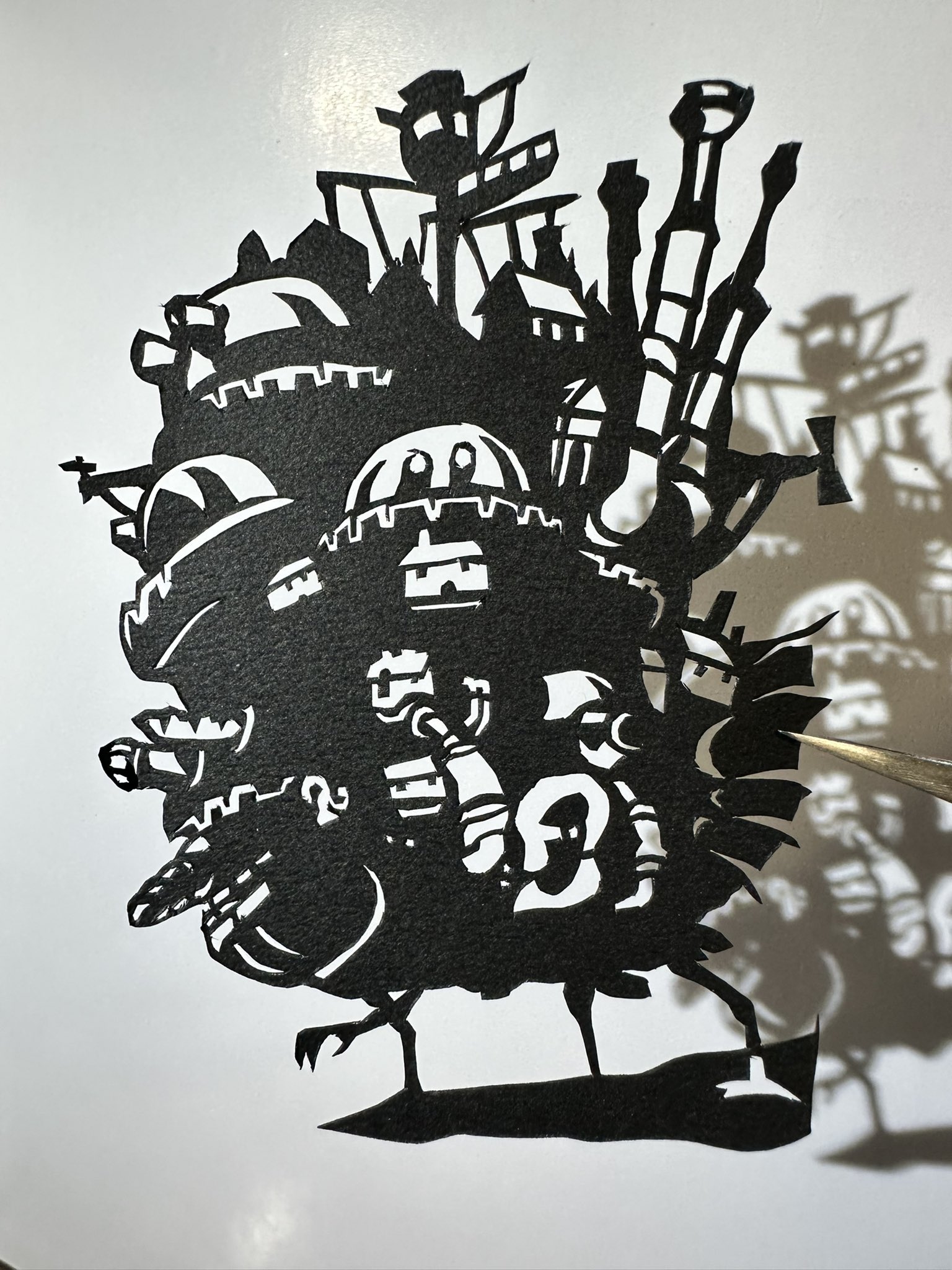 ハウルの動く城 シルエットモビール ハウルの動く城 シルエットモビール