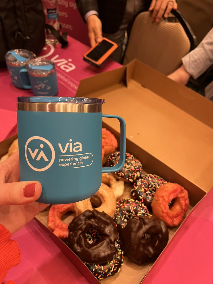ViaTRM's tweet photo. If you’re not at Via’s booth you’re missing out! We feel the love and are so excited to meet so many of you in person. 💕#forumea23 #inteled @ForumEA https://t.co/KMIgGYQccB