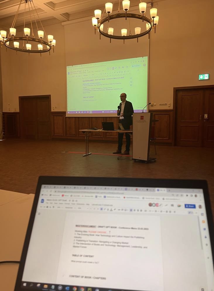 AndreasFunk's tweet photo. I am thrilled to have joined the conference on "Scholarly Reading and Writing in the Age of AI and the Need for Visibility and Impact: Issues and Challenges" at @uni_mainz  #AIinAcademia #ScholarlyReading #Writing #Impact #Collaboration #AI #GPT #LLM #LLMs https://t.co/IQBm8icJVx