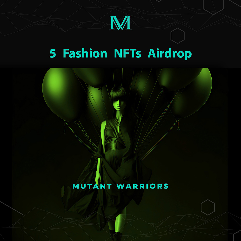 MutantFashion's tweet photo. ⬛️5 NFT airdrop⬛️

We're thrilled to announce a massive 5 NFT airdrop!

- Retweet
- Mention Three Friends
- Follow  

For a chance to win !

#Azero #MutantFashion https://t.co/gx7WYDB92W