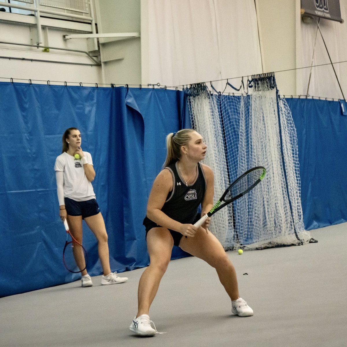 ODU Athletics on Twitter out to watch oduwomenstennis and All