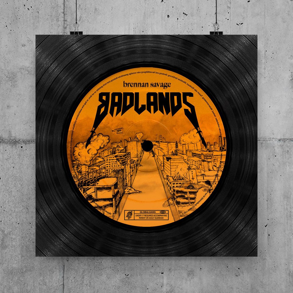fendimane2001's tweet photo. Badlands - @BrennanSavage 
art-direction &amp; artwork by me🔩 https://t.co/gPEdE7PIQP