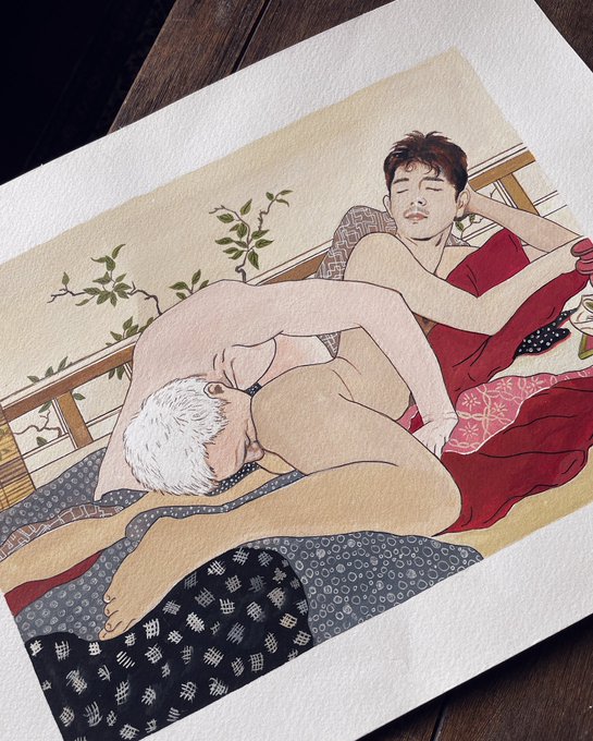 I just received this painting in the mail, and it's absolutely stunning! Thank you so much @nekokiriyama