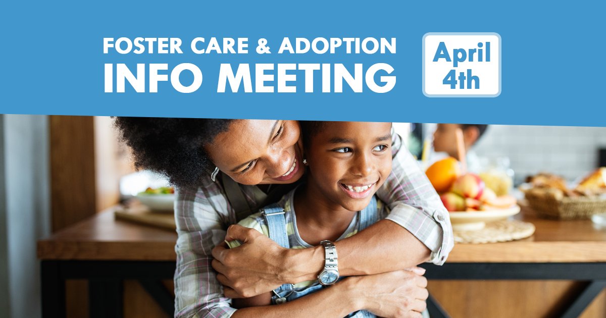 #MakeaDifference in the life of a child by becoming a #fosterparent! Attend our next meeting at 6 p.m. on Tuesday, April 4th. RSVP to 330-451-8789 or Jennifer.Loomis@jfs.ohio.gov
#FosterFamilies #Adoption #Children #Familylife #AdoptionMatters