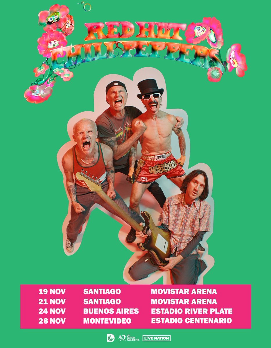 Can we dream <a href="/ChiliPeppers/">Red Hot Chili Peppers</a> 🇺🇾❤️‍🔥🙏?