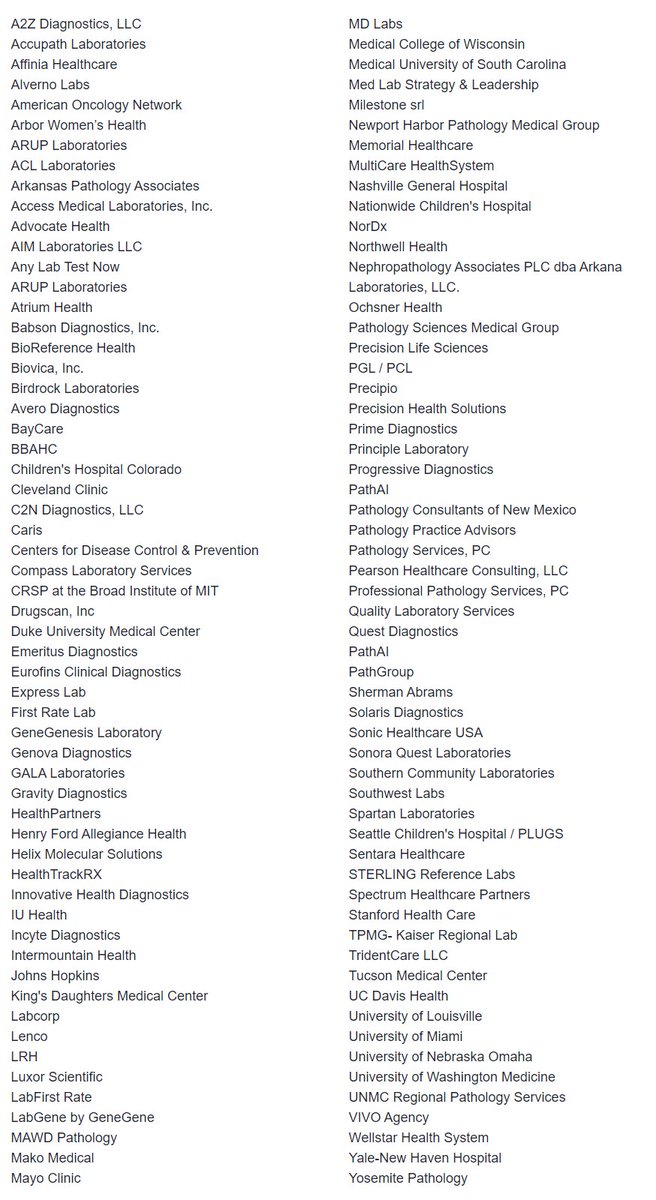 TheDarkReport's tweet image. Are you joining your peers from these clinical labs, hospitals, and pathology groups for Executive War College in New Orleans on April 25-27?

Don't miss your opportunity! Register now at  executivewarcollege.com

#EWC2023 #ClinicalLabs #Hospitals #PathologyGroups