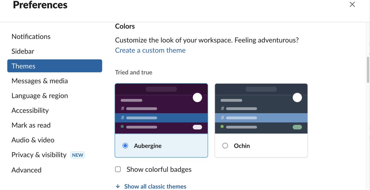 askslackman's tweet photo. Does your organization use Slack Grid and you are in multiple workspaces (e.g., internal and external channel workspaces)? Setting different background themes for each is a simple way to have a visual cue for which you are in. #SlackTips https://t.co/JDHTM0IjGR