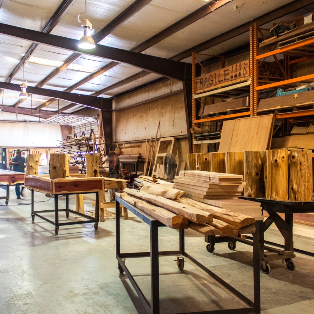 CustomTablesTX's tweet image. So many different styles of tables coming through the workshop! Which is your favorite? Traditional, modern, or retro. #CustomPoolTables