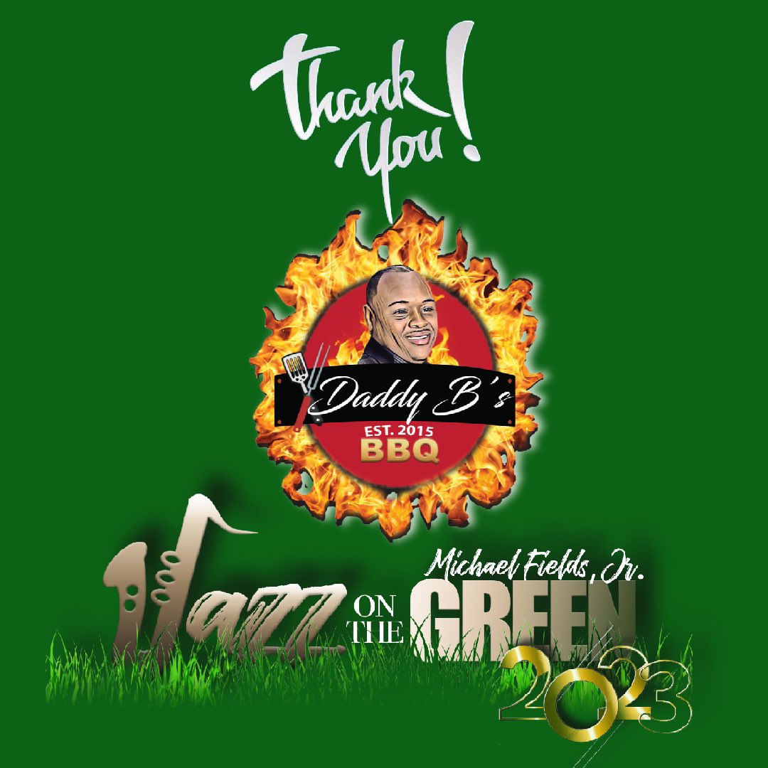 JazzOnTheGreen2's tweet image. Shout out to  Brian &amp;amp; Aisha Love &amp;amp; our friends over Daddy B’s BBQ 4 years and counting! Thank You for partnering with us to bring this year’s event to life! #jazzonthegreentulsa #wftrproductions  #michaelfieldsjr #tulsaevents #guthriegreen #daddybsbbq #jotgreturningsponsors