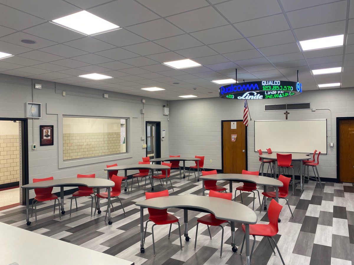 BCpresident0718's tweet photo. Awesome new lab at BC.  

Look at our new Business Lab!  Teaching young men entrepreneurial spirit and how to be leaders in the business world.

So grateful to the Watros family for all their help and support! https://t.co/VqGUvIbcbl