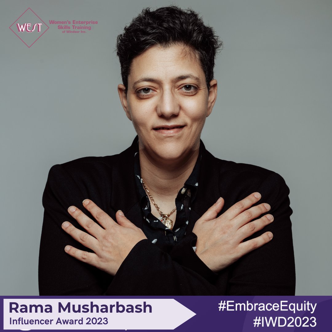 Rama Musharbash, received the Influencer Award 2023 sponsored by <a href="/CaesarsWindsor/">Caesars Windsor</a> at WEST’s #IWD2023 Gala on March 8. As <a href="/WECDSB/">WECDSB</a> Community Ambassador, she works with newcomer students and families to ensure a harmonious community at school. #EmbraceEquity <a href="/Womensday/">Women's Day</a>
