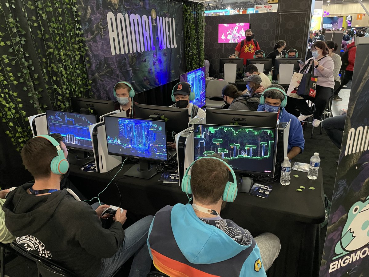 Animal_Well's tweet photo. If you are at pax east come to booth 12036! https://t.co/yeJQOl1xuL