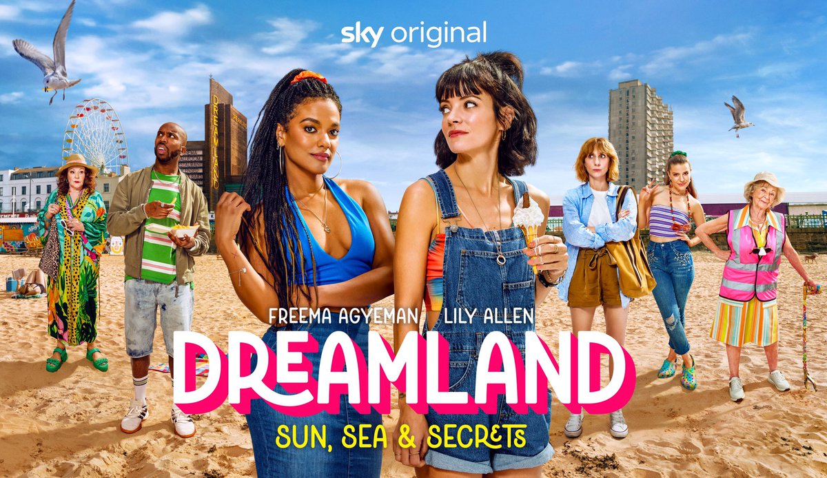 Only two weeks to go!  Dreamland is available from 6 April on Sky Atlantic and NOW! <a href="/skytv/">Sky TV</a> <a href="/NOW/">NOW</a> 

It’s new, it’s full of life, it’s funny, it’s giving us seaside realness.

Lily Allen and Freema Agyeman star in Dreamland, the brand-new Sky Original comedy.  #UpNextOnSky
