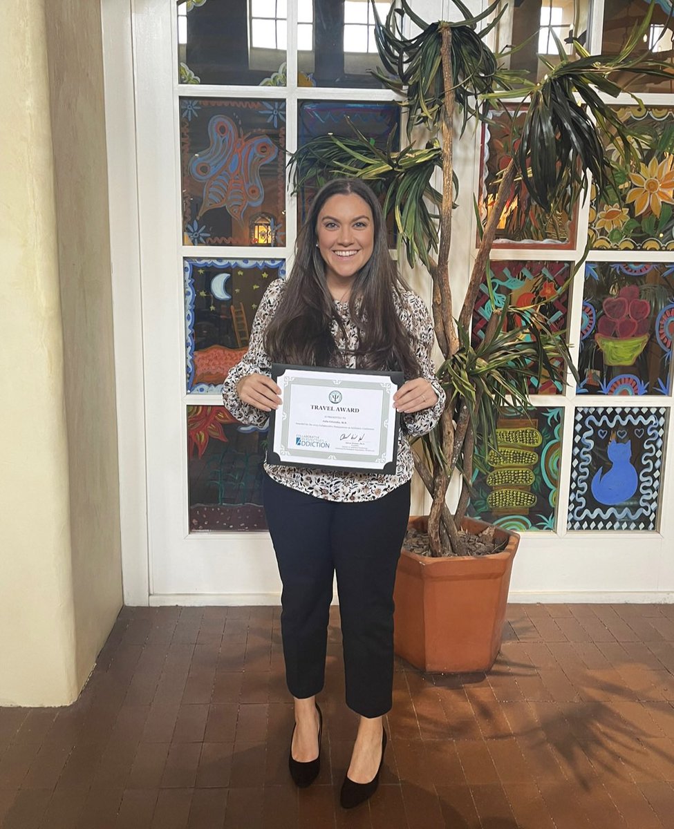 Julie Cristello, PhD (@julie_cristello) on Twitter photo Thank you so much to <a href="/apadivision50/">APA Division 50 (Society of Addiction Psychology)</a> for the #CPA2023 travel award. I’m grateful to be part of a division that values grad students and early career trainees! Thank you so much to <a href="/apadivision50/">APA Division 50 (Society of Addiction Psychology)</a> for the #CPA2023 travel award. I’m grateful to be part of a division that values grad students and early career trainees!