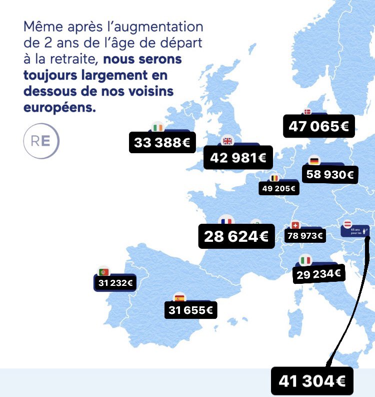 Tenez, je vous ai fait la même carte avec le salaire des enseignants du primaire; tant que vous êtes sur votre lancée de copier les voisins n’hésitez pas hein
