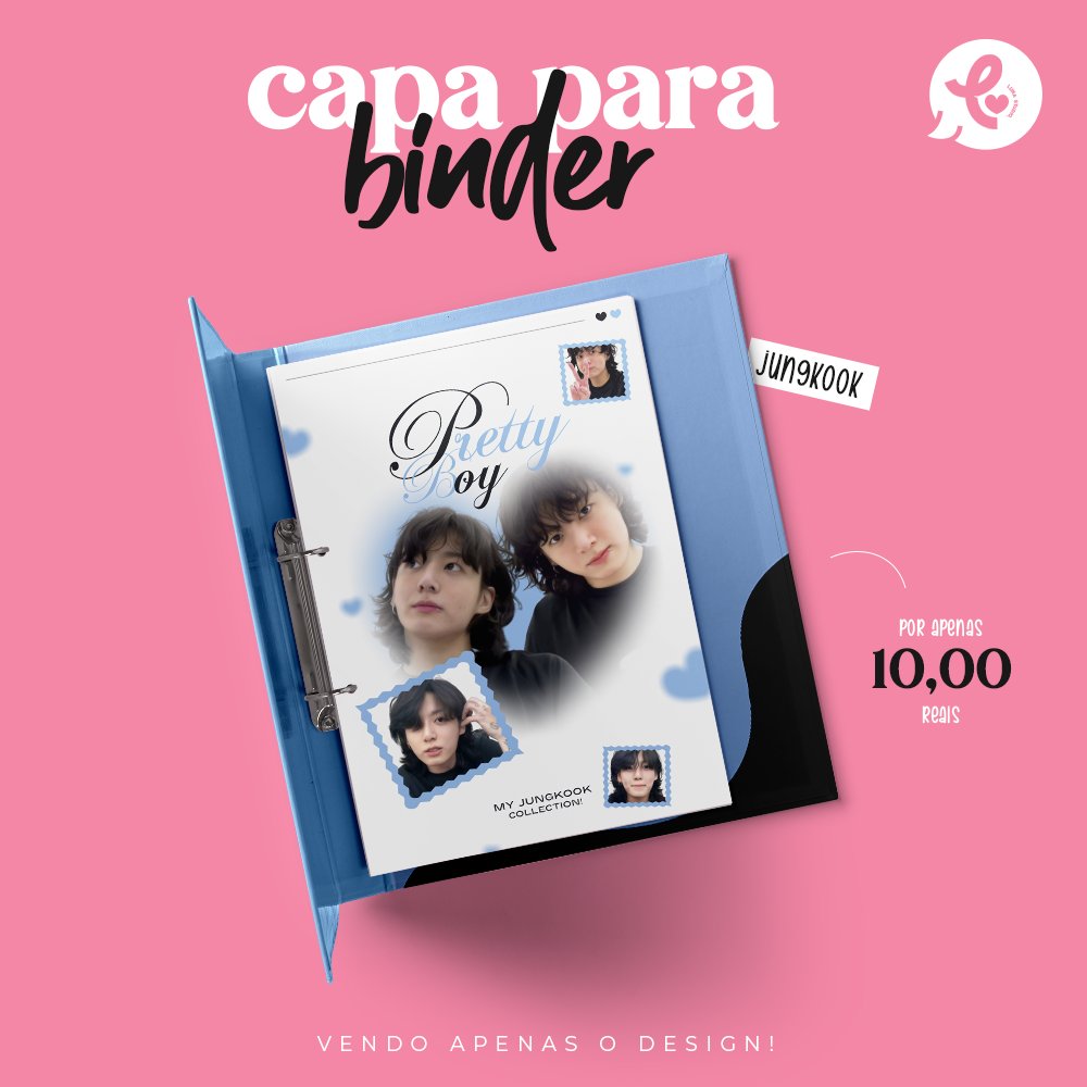 — Capa para binder ♥︎ Jungkook BTS

valor: 10,00 reais.

(pix ou depósito)