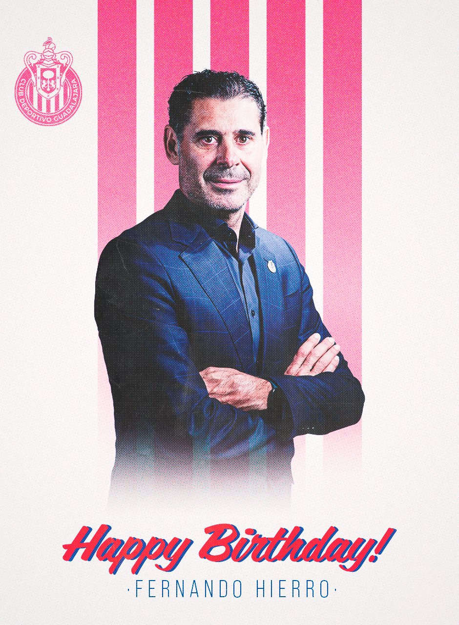 The legend himself.    Happy birthday, Fernando Hierro!   All the best, boss!   