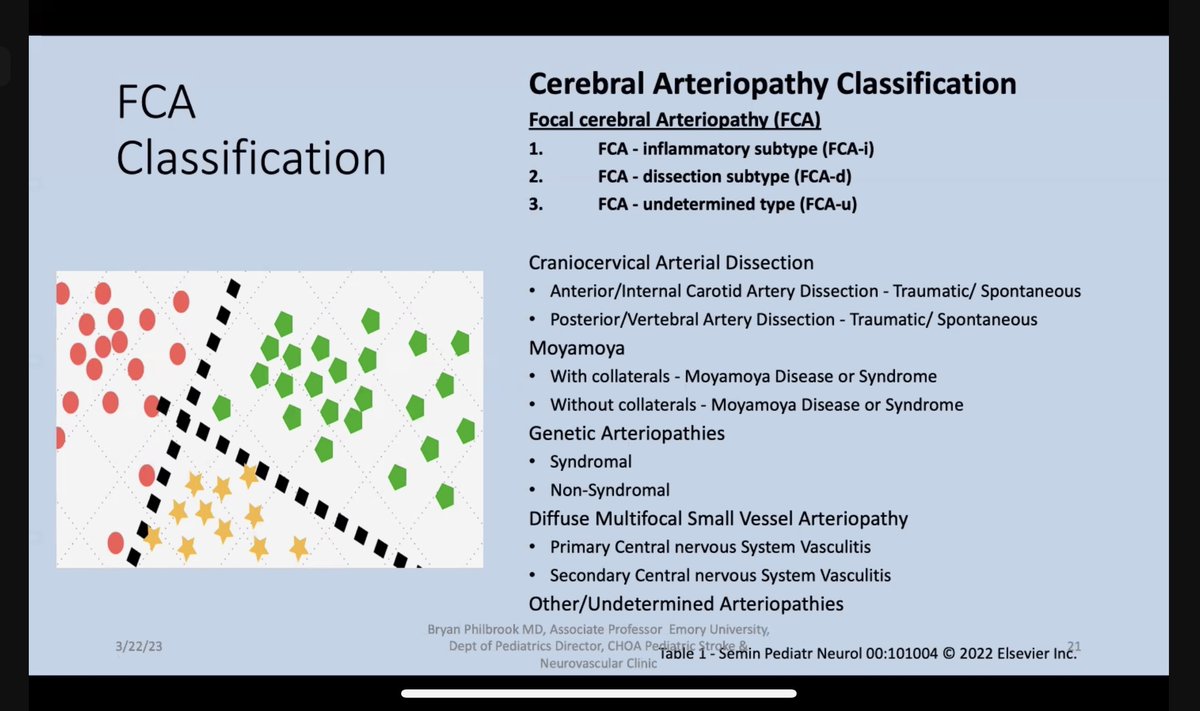 EmoryStroke's tweet photo. Thank you @MdPhilbrook for teaching us about Focal Cerebral Arteriopathy of Childhood  #PediatricStroke @EmoryPediatrics  @AtlPedsResearch @childrensatl https://t.co/alPnESSMav