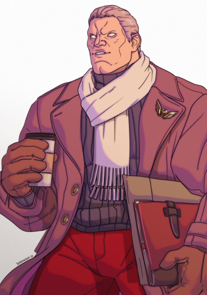 Shadanouk's tweet photo. "Joe on the go" ☕️
- Artwork by me ⚡️
#Bison #ベガ #Vega #MBison #dictator #StreetFighter #ストリートファイター #Shadaloo #Shadowloo #Shadowlaw https://t.co/3RtNtYXGy4