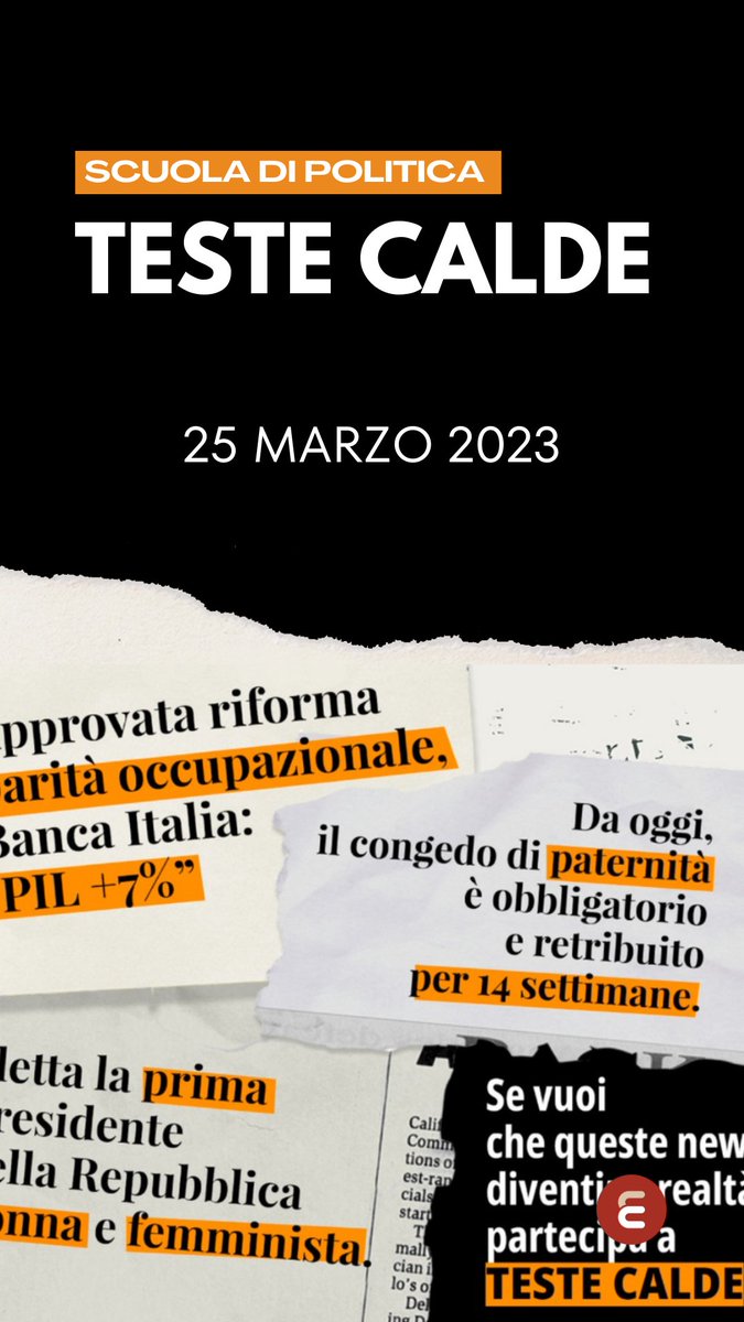 equALL_eu's tweet photo. Nella seconda giornata dell'evento "Teste Calde" ci dedicheremo ai settori e alle misure politiche in cui mettere in pratica, misurare, budgetizzare la parità di genere.
Ecco alcuni dei nostri ospiti! Visita il nostro profilo Instagram per conoscerli tutti.
#equall #testecalde https://t.co/1X47bB38BP