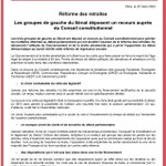 Image for the Tweet beginning: 🚨#ReformeDesRetraites Avec les groupes de
