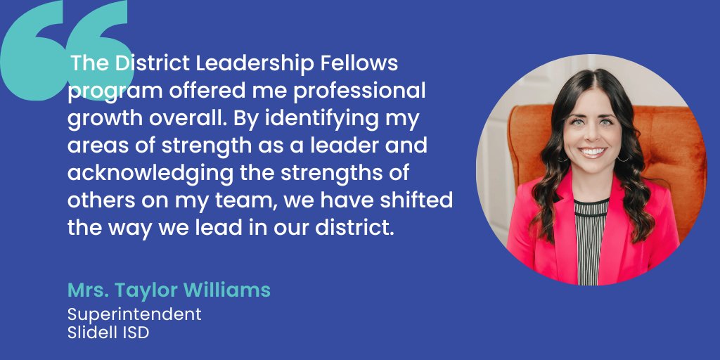 Identify your strengths and develop your leadership skills through the #SMUDistrictLeaders program.  
More information: bit.ly/DLF-2023-Info Apply today: bit.ly/DLF-2023-App

#WomenInLeadership #SuptChat #LeadershipDevelopment #edchat #SchoolLeaders