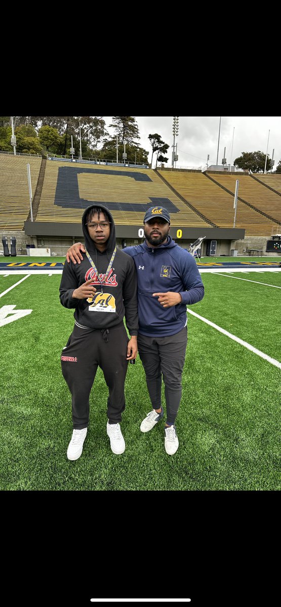 Thank you <a href="/CalFootball/">Cal Football</a> for having me. Loved the opportunity <a href="/BenjiPalu_Cal/">Benji Palu</a> <a href="/CoachTreW/">Tre Watson</a> !! <a href="/OwlFootball_/">Foothill College Football</a> 🦉