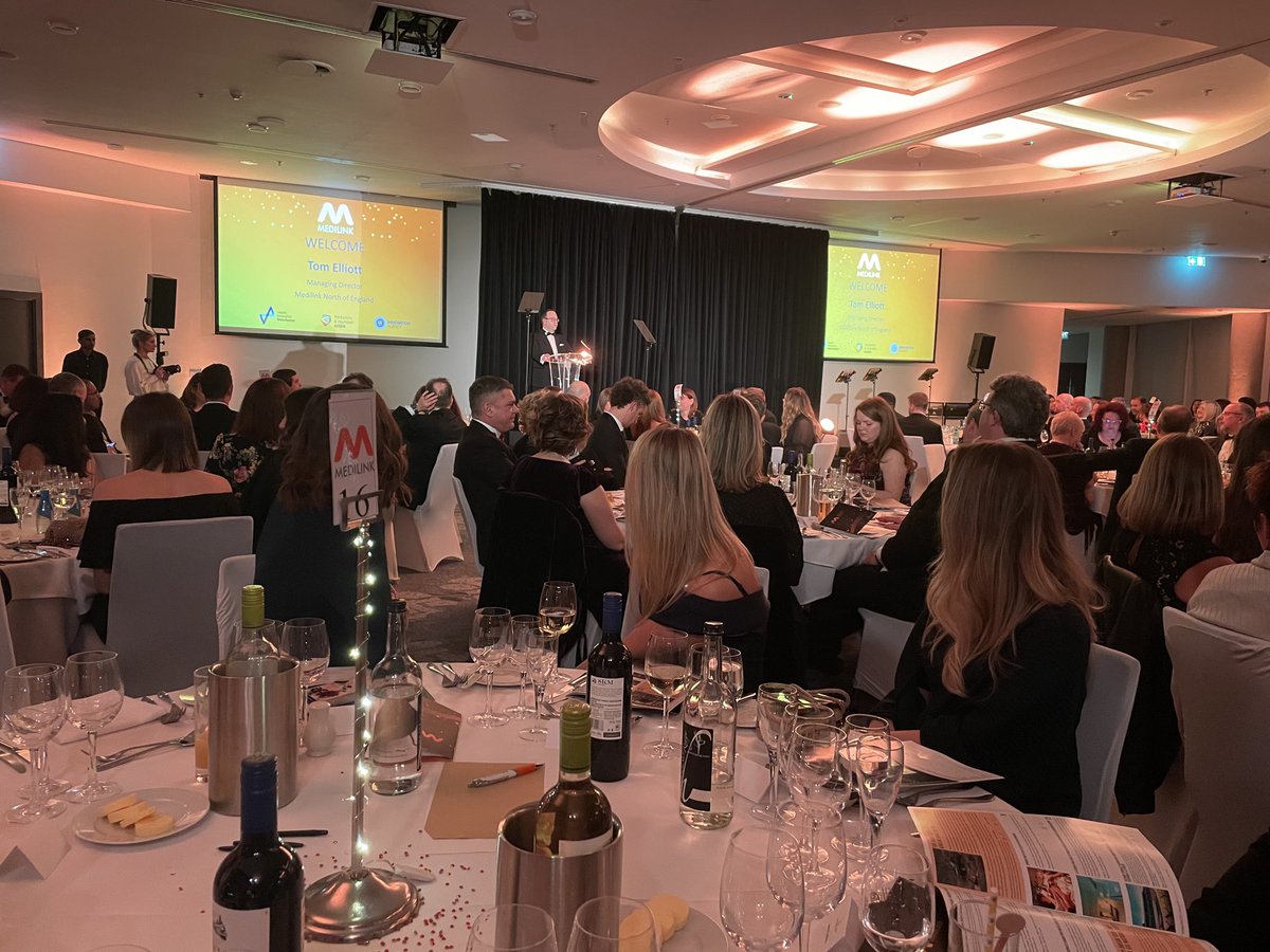 Excited to be at the #medilinkhba ⁦<a href="/MedilinkNOE/">Medilink North</a>⁩ healthcare business awards with ⁦<a href="/PennyJDay21/">Penny Day</a>⁩ ⁦<a href="/XRTherapeutics/">XR Therapeutics</a>⁩ we are up for advances in digital healthcare award.  We better win or it will all kick-off!!!