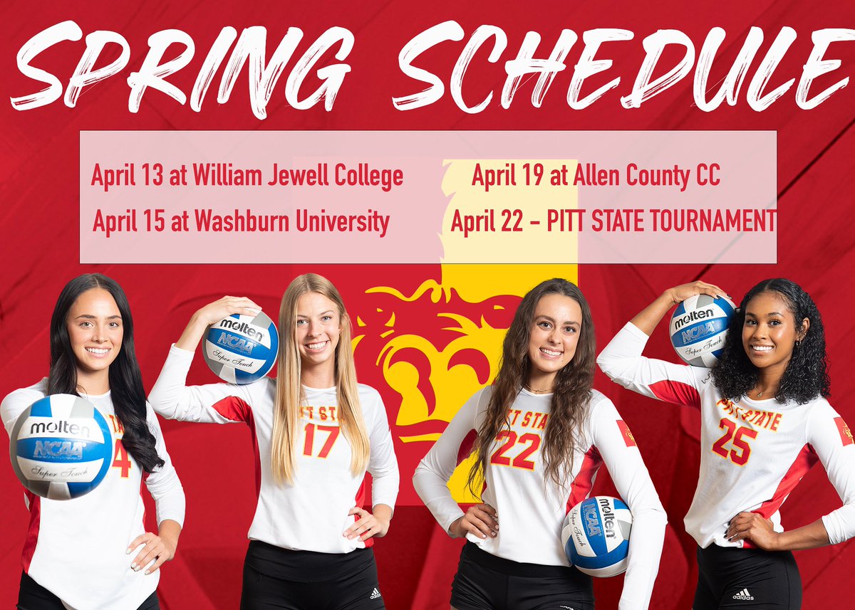 2023 GORILLA SPRING SCHEDULE🦍🦍