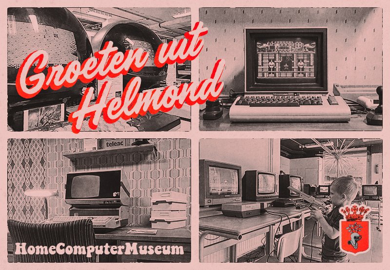 Uit de oude doos: Groeten uit Helmond <a href="/homecompmuseum/">HomeComputerMuseum</a> #helmond locatie 2018. Tijd voor een update... Grootste uitdaging qua design is dat het HomeComputerMuseum <a href="/gemeenteHelmond/">Gemeente Helmond</a> al lang niet meer binnen 4 kaders past...