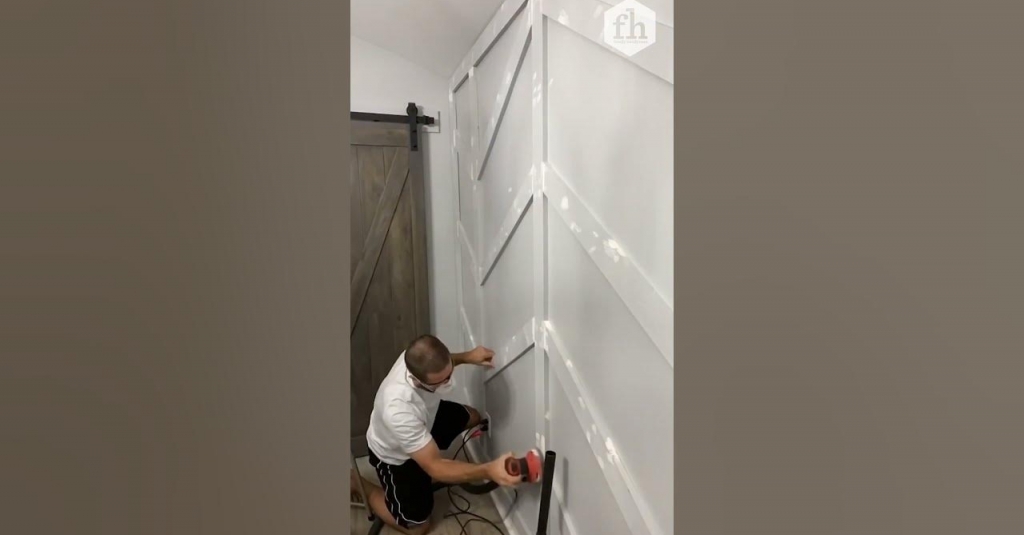 RMrealtygroup's tweet photo. Beautiful Herringbone Accent Wall Build #DIY #Shorts #Bedroom #Design #HerringboneWall https://t.co/ohj4w6VqhB https://t.co/emYiZNMEjW