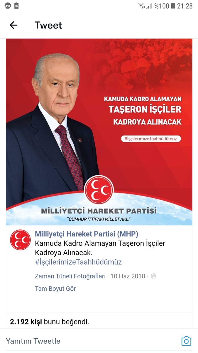 HBYS_DER's tweet photo. TaşeronaKadro VerinArtık

Burdan çok güvendiğimiz @MHP_Bilgi de çağrıda bulunuyoruz biz TAŞERON kalanlara  2018 yılı seçimlerimde verdiğiniz sözü hatırlatıyoruz bizler hala Taşeronuz birşeyler yapacakmısınız bizler için @arzuerdemDB @M_Levent_Bulbul @MKalayci42 @dbdevletbahceli https://t.co/EVP9ZheNM4