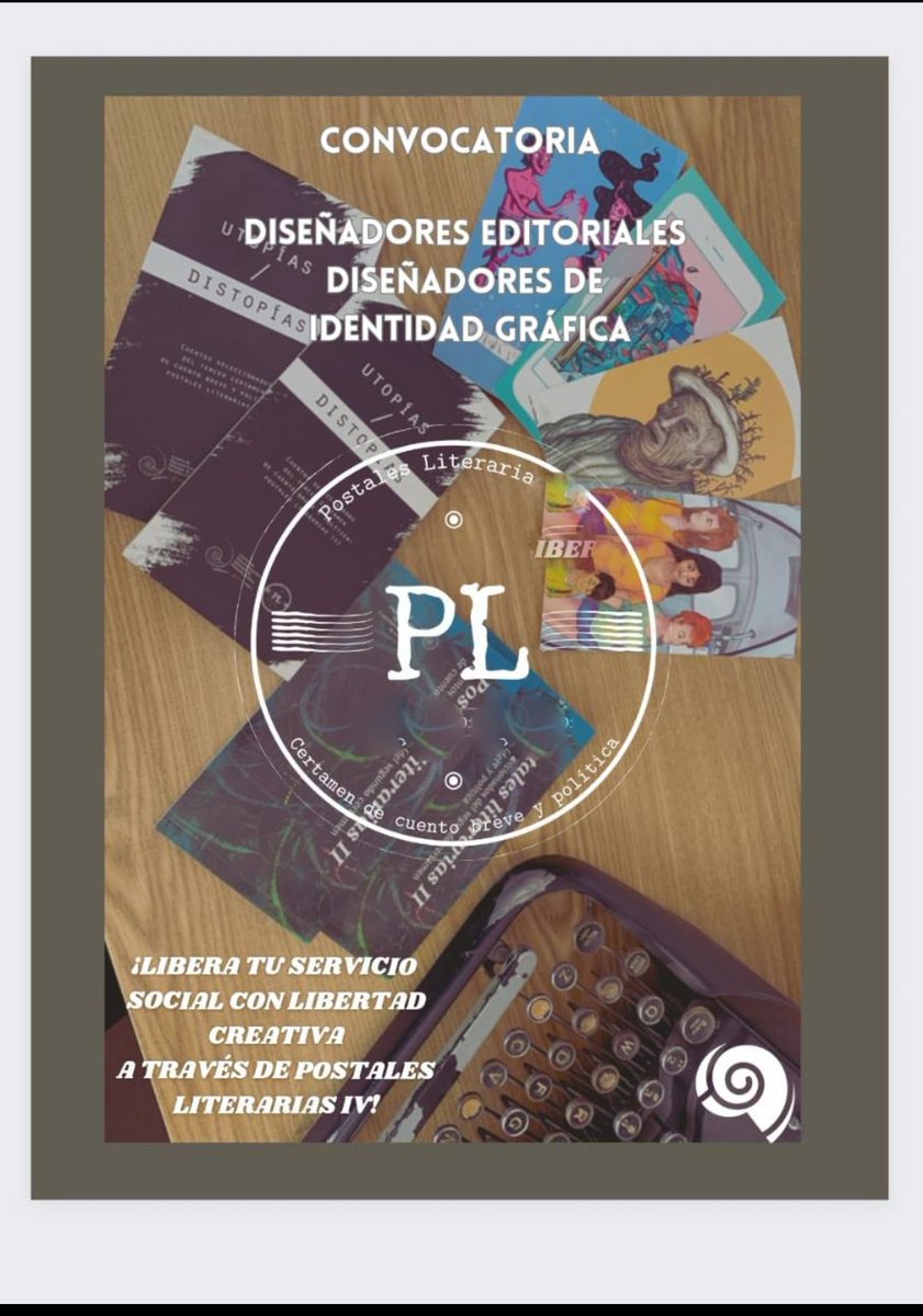 Postaliteraria's tweet photo. Si eres estudiante de Diseño y comunicación visual, participa con nosotros en Postales Literarias IV.

¡También somos una opción de liberación de servicio social si estudias en la FAD- UNAM!

Informes: postalesliterarias@gmail.com

#postalesliteraria
#FilosCrítica 
#UNAM https://t.co/91IIisKb3c