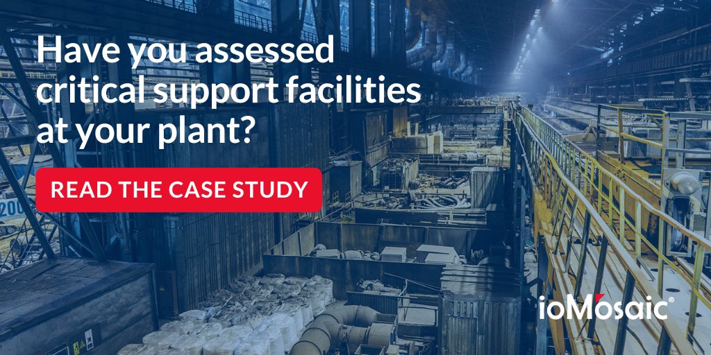After a serious incident, the question of whether other critical support facilities might also have a substantial impact on safety arose. Read the case study. bit.ly/3suv67Q 
#chemicalsafety #riskmanagement #quantitativeriskmanagement