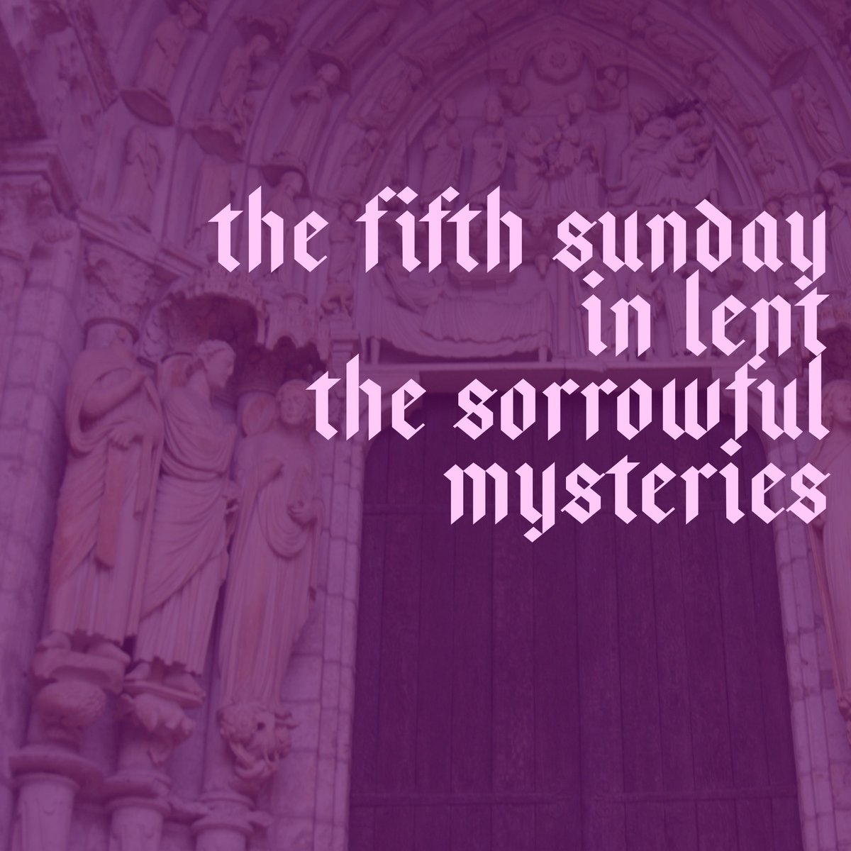 AdventureRosary's tweet photo. On this Saturday in the Fourth Week of Lent, pray with us. https://t.co/BeeYPdncar