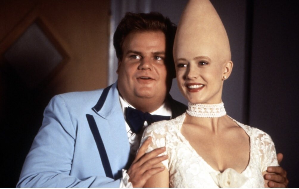PhillyMcRiggle's tweet photo. If you ain’t seen Coneheads you ain’t cool in my book 

#80s #90s #Movie #Survivor #SNL #Movies #ChrisFarley https://t.co/XNWVPr5d2L
