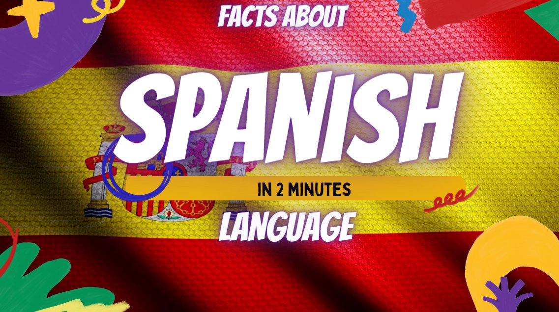 Spanish in 2 minutes. 

youtu.be/00lM6BuG4cU 

#Spanish #LearnSpanish #SpeakSpanish #SpanishLanguage #SpanishCulture #Spain #SpanishFood #SpanishWine #SpanishHistory #SpanishArt #SpanishLiterature #SpanishMusic #SpanishDance #SpanishFilm #SpanishTraditions #SpanishHeritage