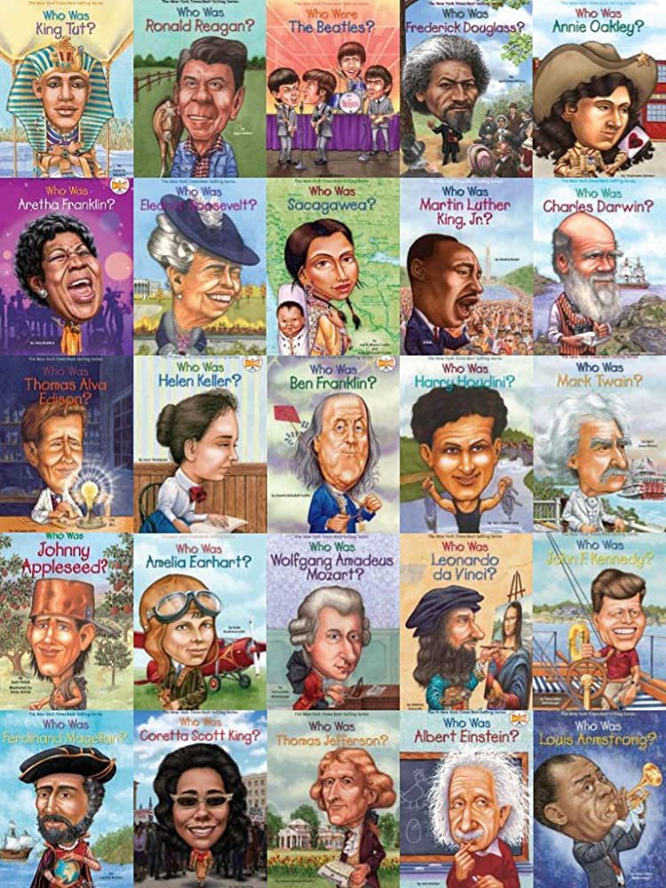 gayguycandleco's tweet photo. We’ve got about 30 sets of Who Is/Was books to give away for reading month this year! 📚

RT and comment below if you’re a teacher, librarian, etc., and we’ll randomly select some names. 😊 https://t.co/vtTHsRbdlK