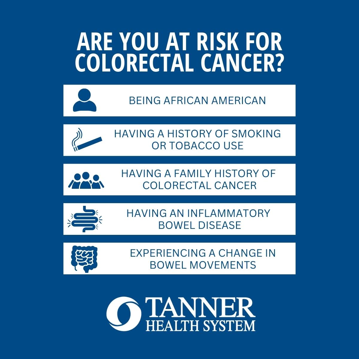 TannerHealth's tweet photo. According to the American Cancer Society, about 1 in 3 people in the U.S. who should get screened for colorectal cancer never have.
Learn more: https://t.co/ctlJNvsbTa
#ColonCancer #ColorectalCancer #Colonoscopy #AmericanCancerSociety #TannerCancerCare #TannerHealthSystem https://t.co/PRIhJmbVVm