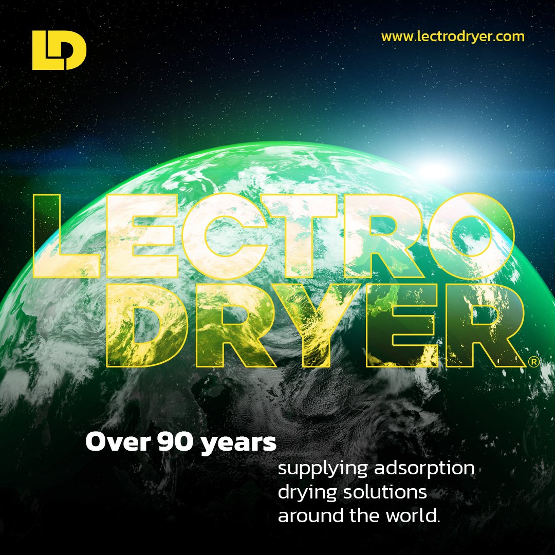 lectrodryer's tweet image. @lectrodryer - over 90 years supplying adsorption drying solutions around the world.

#adsorptiontechnology #advancedmanufacturing #dryingsolutions #kyproud
