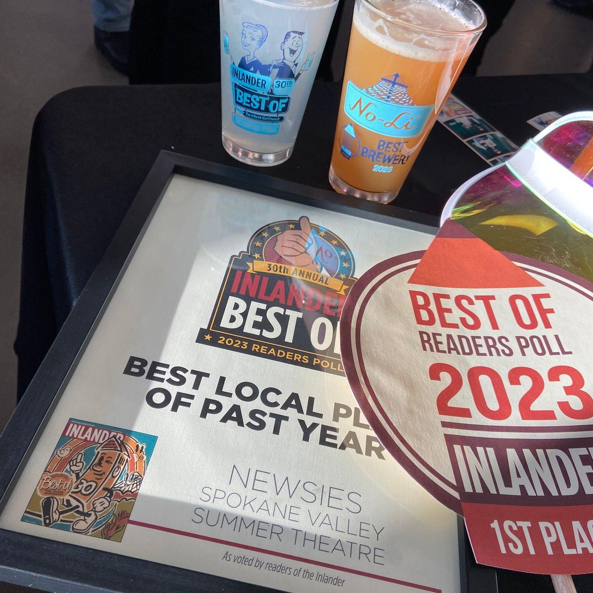 SVsummertheatre's tweet image. THANK YOU to all of our supporters for voting Newsies to @theinlander&apos;s Best Of list! We could not be excited to expand to year-round programming at the @icsvpac!

#inlanderbestof #spokanearts #spokanevalley #svst #svsummertheatre #svsummertheatre #newsies  #spokanevalleybusiness