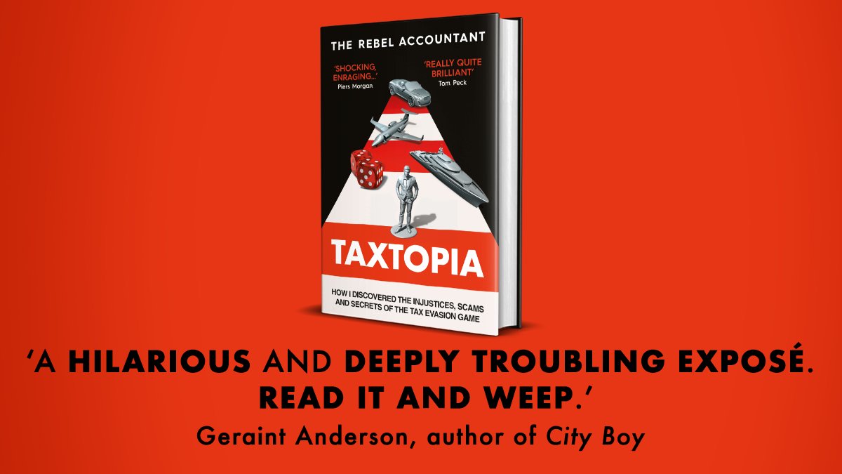 RebelAccountant's tweet photo. #Taxtopia out 30 March https://t.co/0okis73Acz https://t.co/A3adNf3xP1